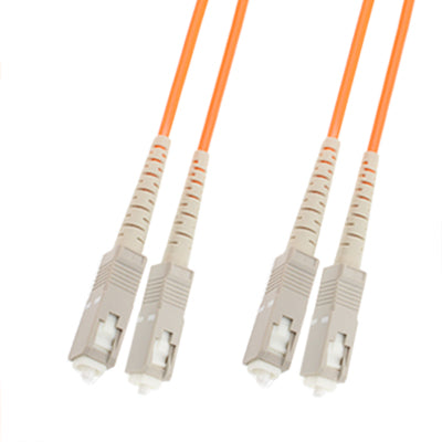 SC-SC Dual-Core Multi Mode Fiber Optic Jumper by buy2fix