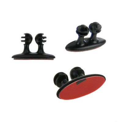 8 PCS DM-003 Car Cable Convenient Bundle Clip with Adhesive(Black) by buy2fix