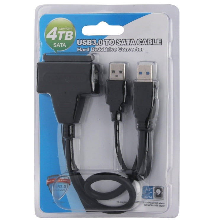 USB 2.0 / USB 3.0 To SATA Cable with 2.5 inch HDD Protection Box, Support up to 4TB Speed -  by buy2fix | Online Shopping UK | buy2fix