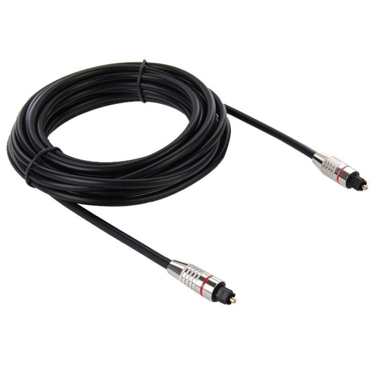Digital Audio Optical Fiber Cable Toslink M to M, OD: 5.0mm, Length: 5m by buy2fix