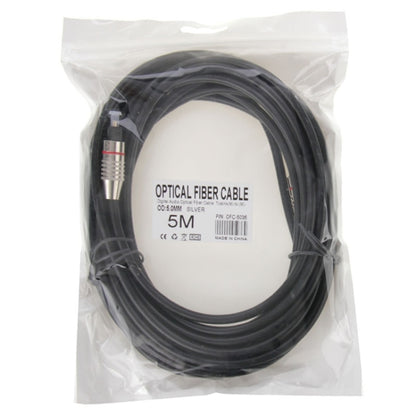 Digital Audio Optical Fiber Cable Toslink M to M, OD: 5.0mm, Length: 5m -  by buy2fix | Online Shopping UK | buy2fix