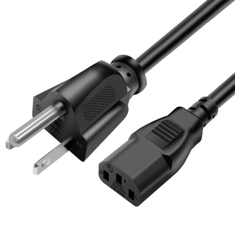 High Quality 3 Prong Style US Notebook AC Power Cord, Length: 1.8m - Computer & Networking by buy2fix | Online Shopping UK | buy2fix