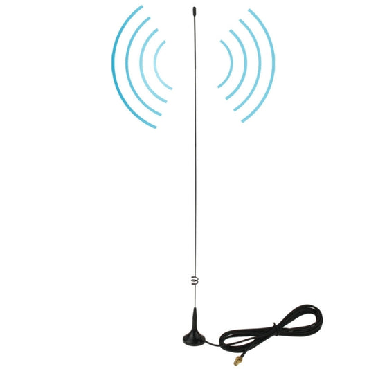 NAGOYA UT-108UV SMA Female Dual Band Magnetic Mobile Antenna for Walkie Talkie, Antenna Length: 50cm by buy2fix