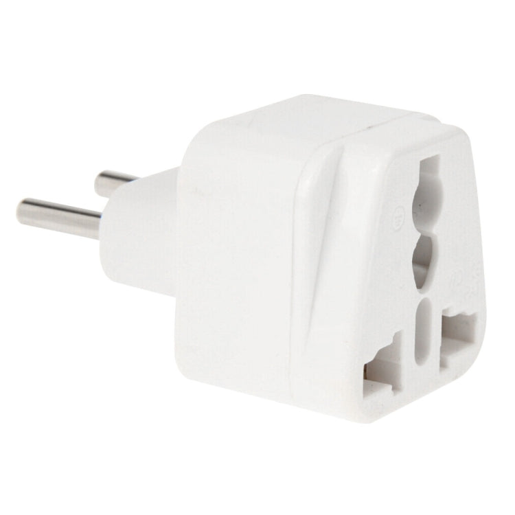 20PCS EU Plug Adapter Power Socket Travel Converter(White) - Consumer Electronics by buy2fix | Online Shopping UK | buy2fix