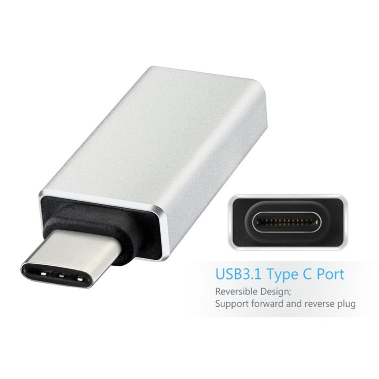 USB 3.0 to USB-C / Type-C 3.1 Converter Adapter For MacBook 12 inch, Chromebook Pixel 2015(Black) - Audio Adapter by buy2fix | Online Shopping UK | buy2fix