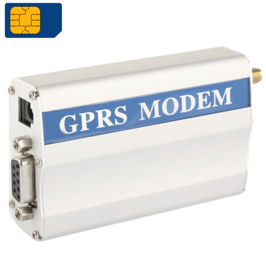 RS232 GPRS Modem / GSM Modem, Support SIM Card, GSM: 900 / 1800MHz Sign Random Delivery(EU Plug)