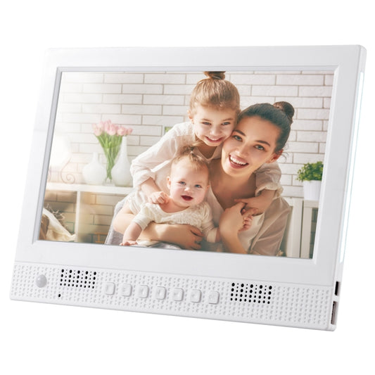10.1 inch LED Display Multi-media Music & Movie Player Digital Photo Frame with Remote Control, Allwinner E200s Program, Support USB-Disk / SD Card, Body Sensor, Built in Stereo Speaker(White) by buy2fix