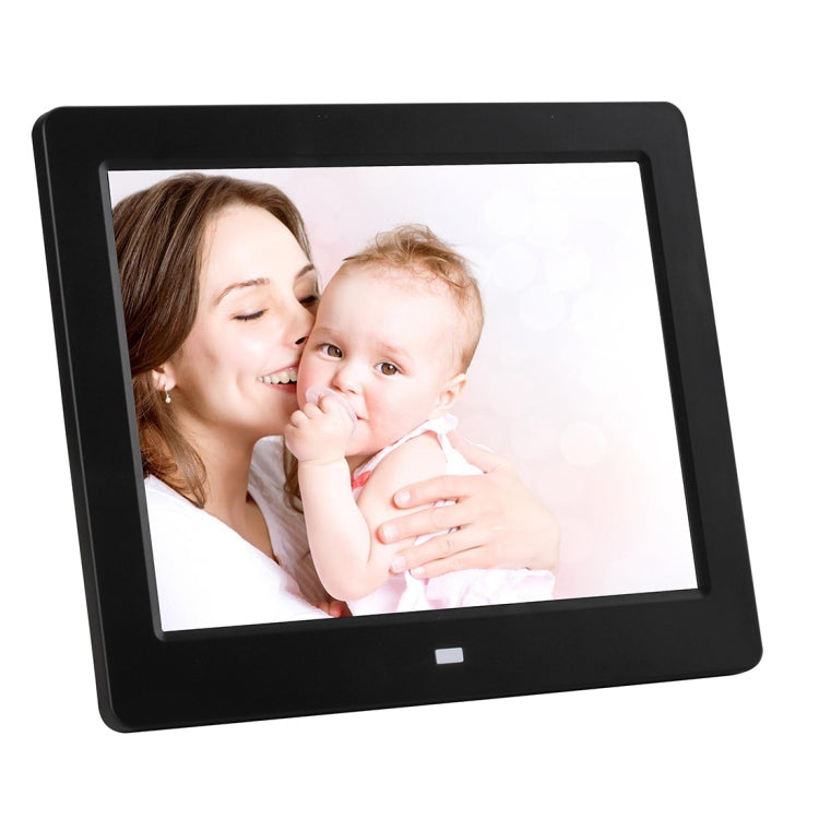 8 inch LED Display Multi-media Digital Photo Frame with Holder & Music & Movie Player, Support USB / SD Card Input(Black) - Consumer Electronics by buy2fix | Online Shopping UK | buy2fix