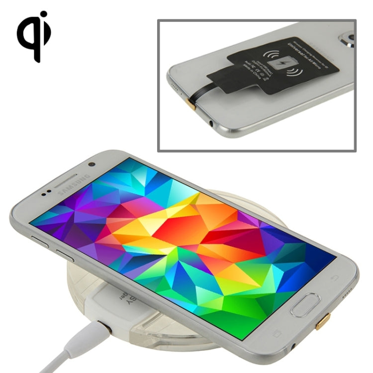 FANTASY Wireless Charger & Wireless Charging Receiver, For Galaxy Note Edge / N915V / N915P / N915T / N915A(White) - Mobile Accessories by buy2fix | Online Shopping UK | buy2fix