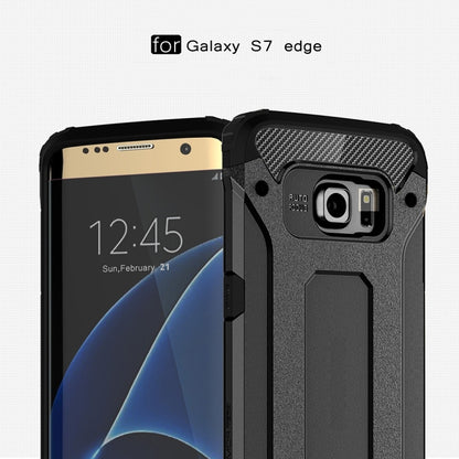 For Galaxy S7 Edge / G935 Tough Armor TPU + PC Combination Case (Black) - Samsung Accessories by buy2fix | Online Shopping UK | buy2fix