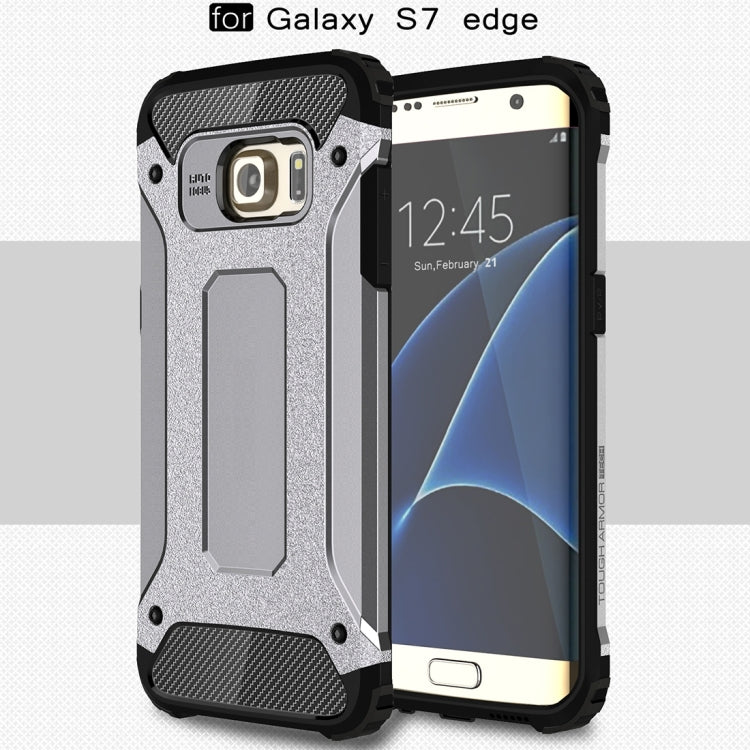 For Galaxy S7 Edge / G935 Tough Armor TPU + PC Combination Case (Grey) - Samsung Accessories by buy2fix | Online Shopping UK | buy2fix