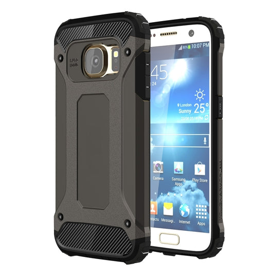 For Galaxy S7 / G930 Tough Armor TPU + PC Combination Case (Black) by buy2fix