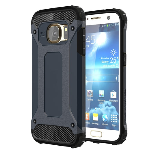 For Galaxy S7 / G930 Tough Armor TPU + PC Combination Case (Dark Blue) by buy2fix