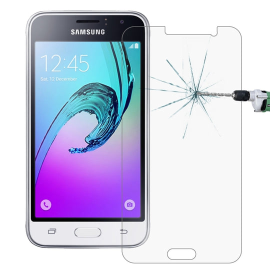 Pour Galaxy J1 (2016) / J120 0,26 mm 9H Dureté de surface 2,5D Film d'écran en verre trempé antidéflagrant