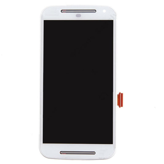 3 in 1 (LCD + Frame + Touch Pad) Digitizer Assembl for Motorola Moto G2(White) by buy2fix