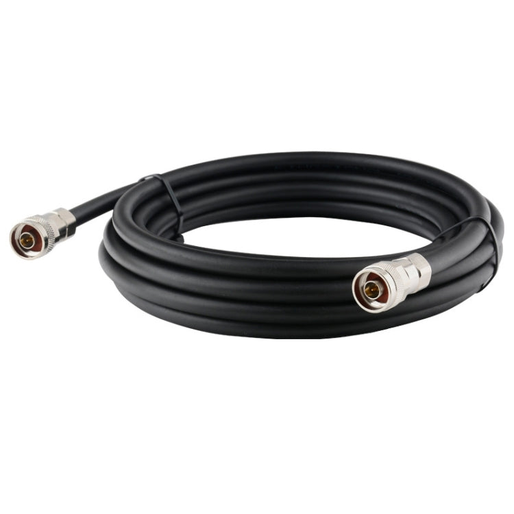 N Male to N Male Cable, Length: 15m(Black) - Security by buy2fix | Online Shopping UK | buy2fix