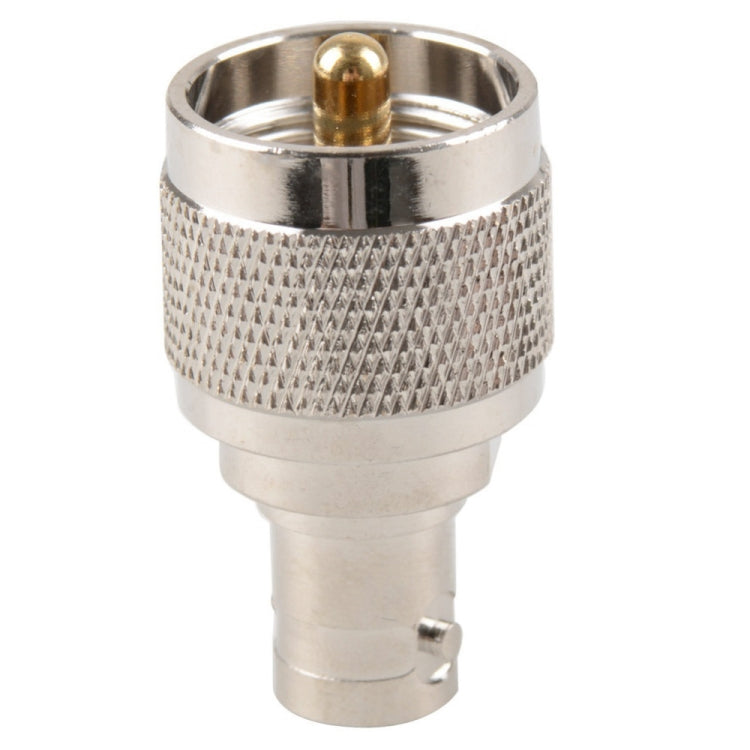 UG-273 UHF Male Plug To BNC Female Plug Nickel Plating Connector Adapter - Security by buy2fix | Online Shopping UK | buy2fix