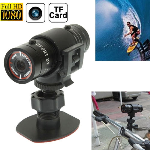 F9 Full HD 1080P Action Helmet Camera / Sports Camera / Bicycle Camera, Support TF Card, 120 Degree Wide Angle Lens by buy2fix
