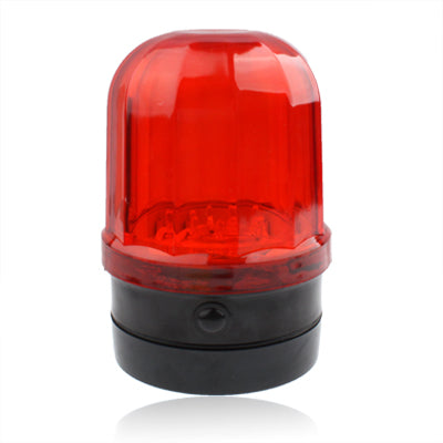 Voyant d'avertissement stroboscopique à 6 LED pour voiture avec base magnétique forte (rouge + noir)