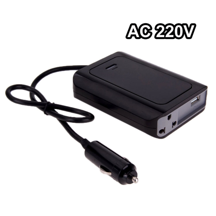 DY-200N, 200W DC 12V to AC Car Power Inverter with 500mA USB Port & EU / US Power Socket(Black) - Others by buy2fix | Online Shopping UK | buy2fix