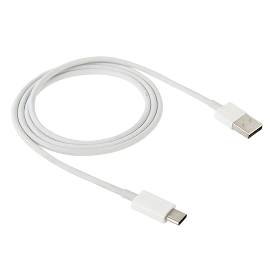 1m USB 2.0 to USB-C / Type-C 3.1 Cable(White) by buy2fix