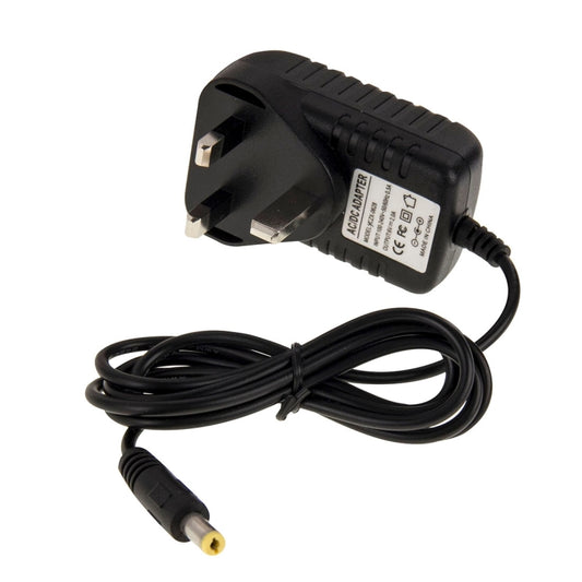 UK Plug AC 100-240V to DC 6V 2A Power Adapter, Tips: 5.5 x 2.1mm, Cable Length: about 1.2m(Black) by buy2fix