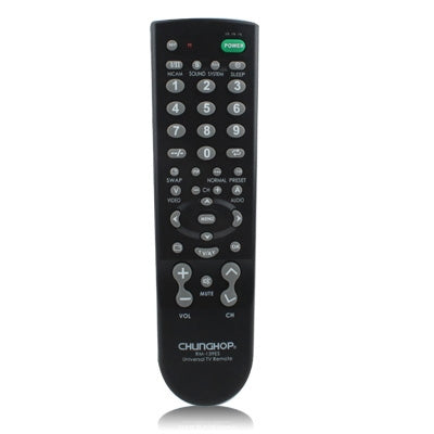 Chunghop Universal TV Remote Control (RM-139ES)(Black) by CHUNGHOP