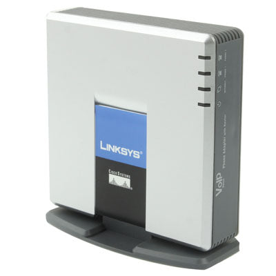 Adaptateur téléphonique LINKSYS SPA2102 VOIP PSTN débloqué avec 2x FXS + port WAN