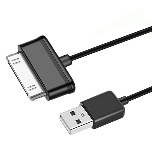 1m 30 Pin to USB Cable, For Galaxy Tab P1000 / P3100 / P5100 / P6200 / P6800 / P7100 / P7300 / P7500 / N5100 / N8000(Black) by buy2fix
