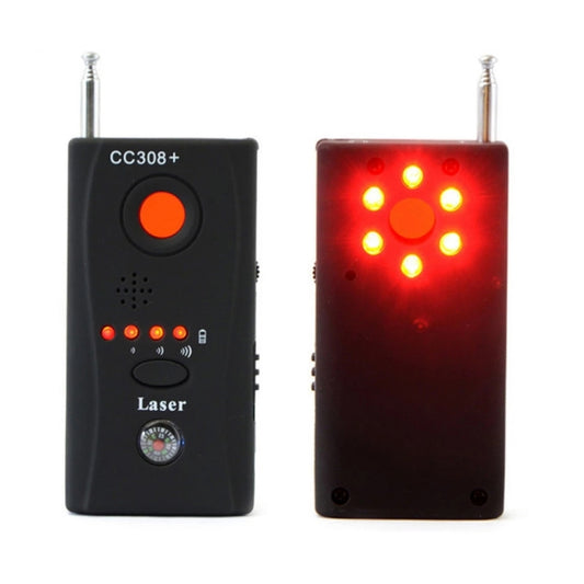 CC308+ Multi-Detector Full-Range All-Round Detector For Hidden Mini Camera / IP Lens/ GMS / RF Signal Detector Finder(Black) by buy2fix