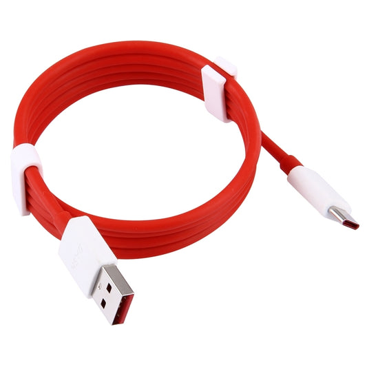 For OnePlus Phone Flash Charging USB to Type-C Data Cable, Length: 1m(Red) by buy2fix