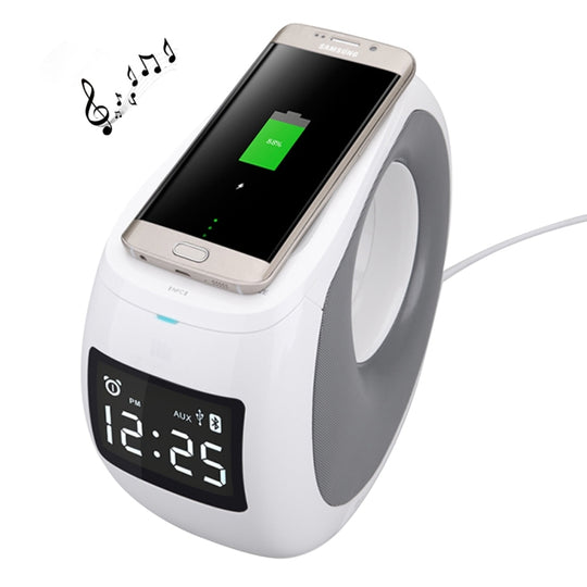 NILLKIN MC1 CE / RoHs / FCC Certificated QI Standard Wireless Charging Transmitter + Bluetooth Speaker, EU Plug , For iPhone, Galaxy, Sony, Lenovo, HTC, Huawei, Google, LG, Xiaomi, other Smartphones
