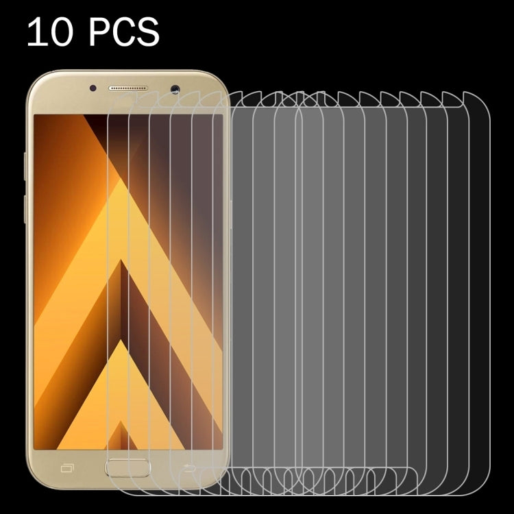 10 PCS for Galaxy A5 (2017) / A520 0.26mm 9H Surface Hardness 2.5D Explosion-proof Tempered Glass Non-full Screen Film by buy2fix