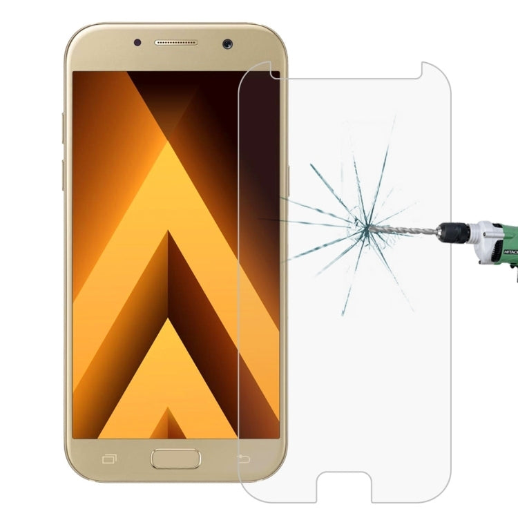 10 PCS for Galaxy A5 (2017) / A520 0.26mm 9H Surface Hardness 2.5D Explosion-proof Tempered Glass Non-full Screen Film by buy2fix