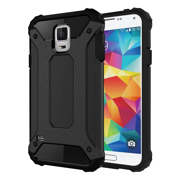 For Galaxy S5 / G900 Tough Armor TPU + PC Combination Case(Black) by buy2fix