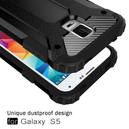 For Galaxy S5 / G900 Tough Armor TPU + PC Combination Case(Black) by buy2fix