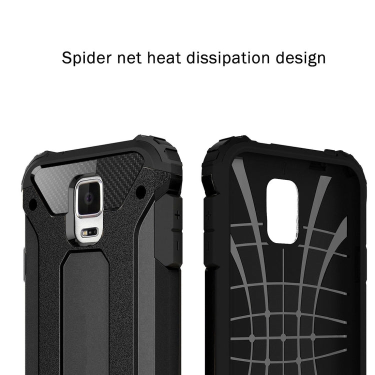 For Galaxy S5 / G900 Tough Armor TPU + PC Combination Case(Black) by buy2fix