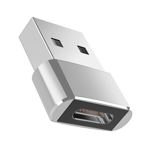 2 PCS USB-C / Type-C Female to USB 2.0 Male Adapter, Support Charging & Transmission(Silver) by buy2fix