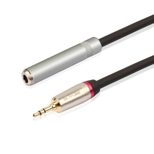 REXLIS TC128MF 3.5mm Male to 6.5mm Female Audio Adapter Cable, Length: 1m by REXLIS