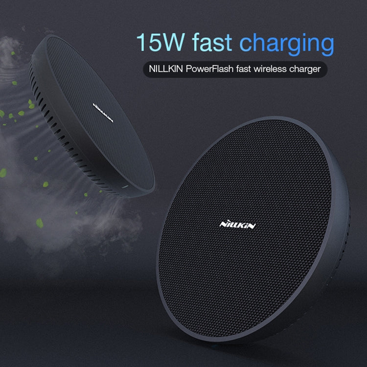 NILLKIN MC035 Power Flash Qi Standard High Speed Wireless Charger (Classic Nylon) - Wireless Charger by NILLKIN | Online Shopping UK | buy2fix