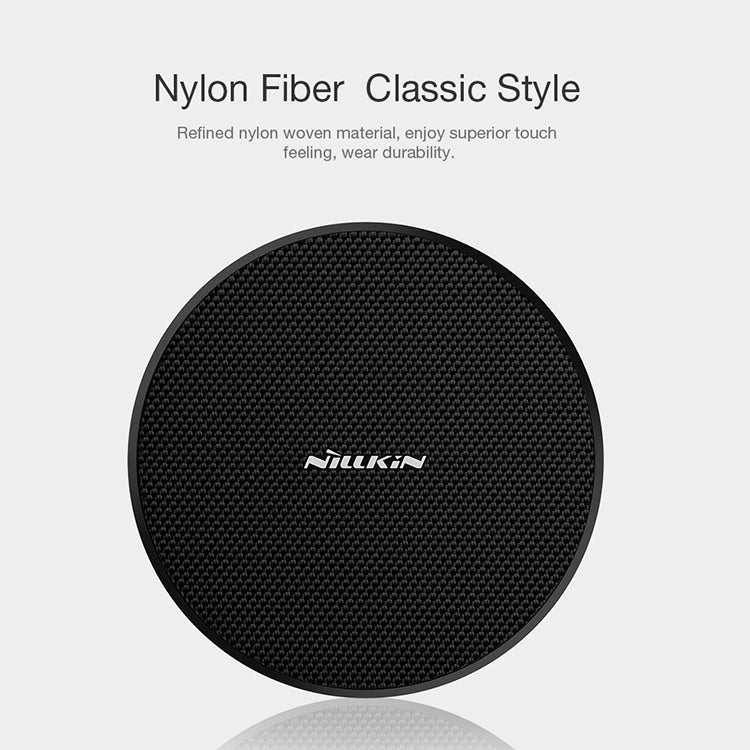 NILLKIN MC035 Power Flash Qi Standard High Speed Wireless Charger (Classic Nylon) - Wireless Charger by NILLKIN | Online Shopping UK | buy2fix