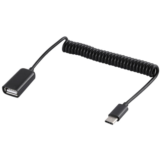 USB-C / Type-C Male to USB Female Laptop Spring Charging Cable by buy2fix