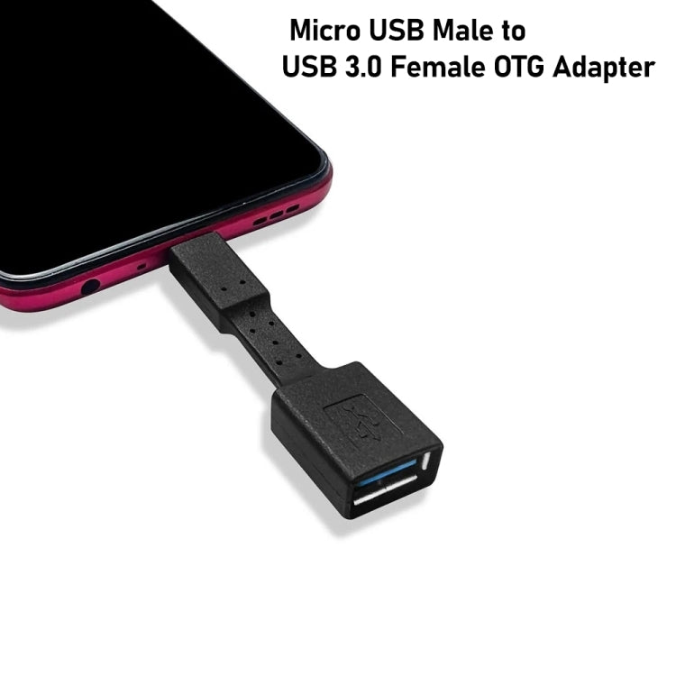 5 PCS Micro USB Male to USB 3.0 Female OTG Adapter (Yellow) by buy2fix