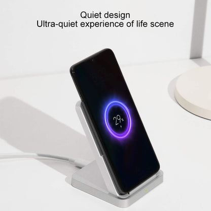 Original Xiaomi 30W Qi Vertical Wireless Charger, Built-in Silent Fan(White) - Apple Accessories by Xiaomi | Online Shopping UK | buy2fix