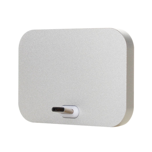 USB-C / Type-C Aluminum Alloy Desktop Station Dock Charger(Silver) by buy2fix