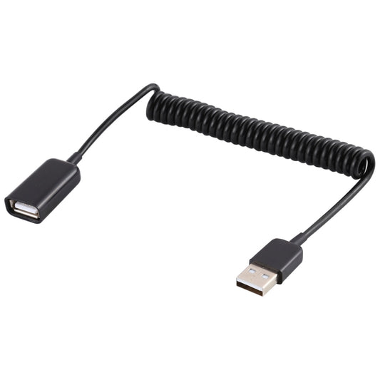 USB Male to USB Female Laptop Spring Charging Cable by buy2fix