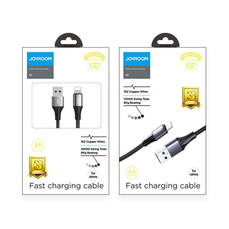 JOYROOM S-1530N1 N1 Series 1.5 3A USB to Micro USB Data Sync Charge Cable (Black) - Micro USB Cable by JOYROOM | Online Shopping UK | buy2fix