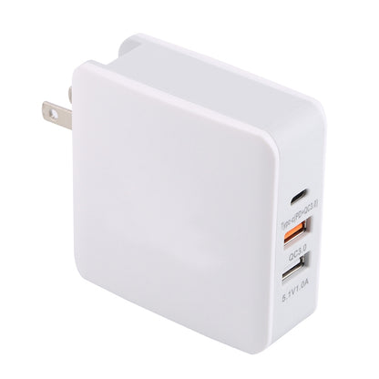 LN45 68W QC 3.0 / PD USB-C / Type-C + QC 3.0 USB + USB Ports Foldable Charger, US Plug - Mobile Accessories by buy2fix | Online Shopping UK | buy2fix