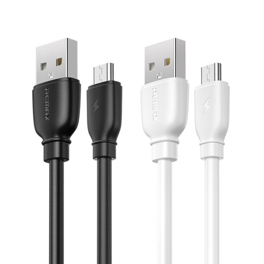 REMAX RC-138m 2.4A USB to Micro USB Suji Pro Fast Charging Data Cable, Cable Length: 1m (Black) by REMAX