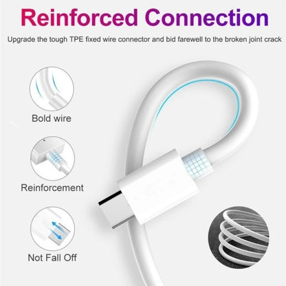 USB-C / Type-C to USB-C / Type-C PD Fast Charging & Sync Data Cable, Cable Length: 14cm(White) - USB-C & Type-C Cable by buy2fix | Online Shopping UK | buy2fix